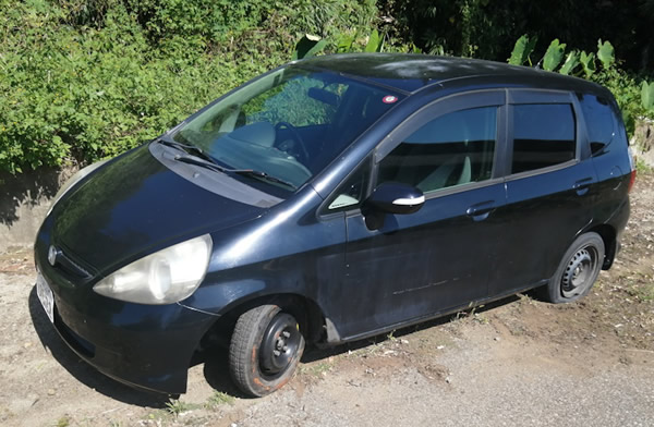 栃木県栃木市での事故車買取事例：足回りが損傷したホンダ・フィット