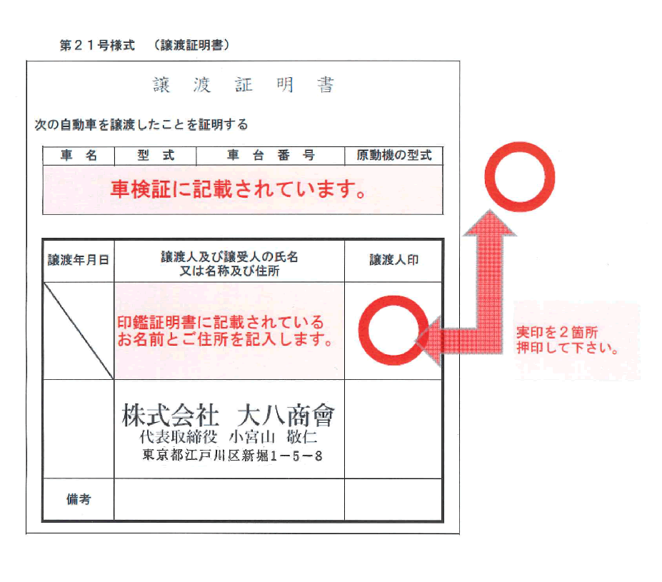 車 の 廃車 印鑑 証明